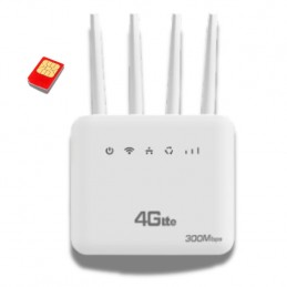 Router 4G con SIM, cámaras...